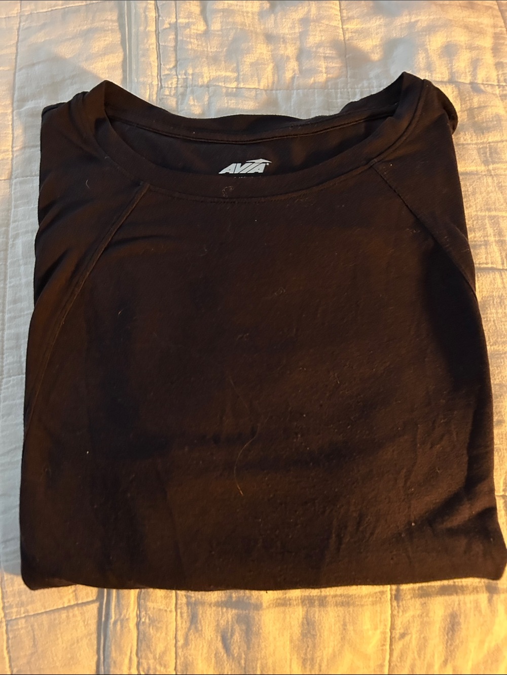 Avia Black Women's Short Sleeve Crewneck Tee - Picture 2 of 2
